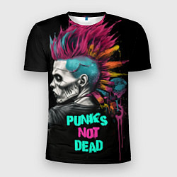 Футболка спортивная мужская Punks not dear, цвет: 3D-принт