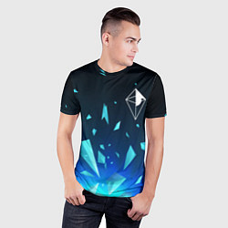 Футболка спортивная мужская No Mans Sky взрыв частиц, цвет: 3D-принт — фото 2