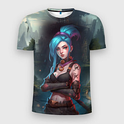 Футболка спортивная мужская Jinx league of legends, цвет: 3D-принт