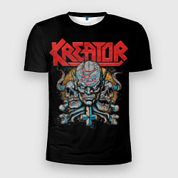 Футболка спортивная мужская Kreator - трэш-метал, цвет: 3D-принт