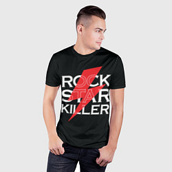 Футболка спортивная мужская Rock Star Killer, цвет: 3D-принт — фото 2