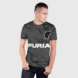 Футболка спортивная мужская Форма Furia, цвет: 3D-принт — фото 2