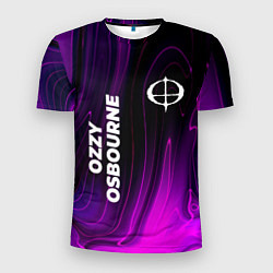 Футболка спортивная мужская Ozzy Osbourne violet plasma, цвет: 3D-принт