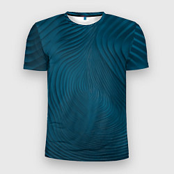 Мужская спорт-футболка Фантазия в синем