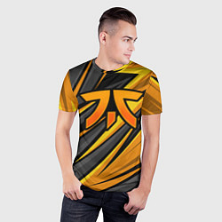 Футболка спортивная мужская Fnatic - киберспорт желтый, цвет: 3D-принт — фото 2