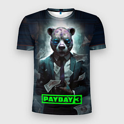 Футболка спортивная мужская Payday 3 bear, цвет: 3D-принт