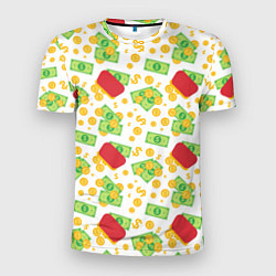 Футболка спортивная мужская Cash, цвет: 3D-принт