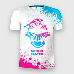 Футболка спортивная мужская Goblin Slayer neon gradient style, цвет: 3D-принт