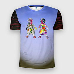 Футболка спортивная мужская Два чудаковатых клоуна, цвет: 3D-принт