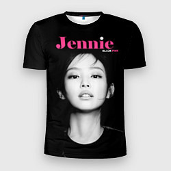 Футболка спортивная мужская Blackpink Jennie Portrait, цвет: 3D-принт