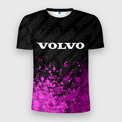 Футболка спортивная мужская Volvo pro racing: символ сверху, цвет: 3D-принт