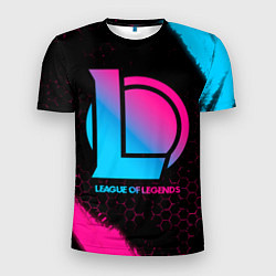 Футболка спортивная мужская League of Legends - neon gradient, цвет: 3D-принт