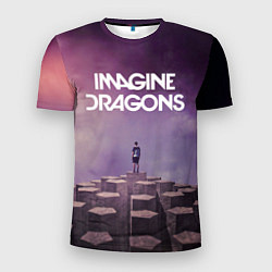 Футболка спортивная мужская Imagine Dragons обложка альбома Night Visions, цвет: 3D-принт