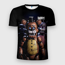 Футболка спортивная мужская Five Nights at Freddys персонажи, цвет: 3D-принт