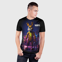 Футболка спортивная мужская Five Nights at Freddys horror, цвет: 3D-принт — фото 2