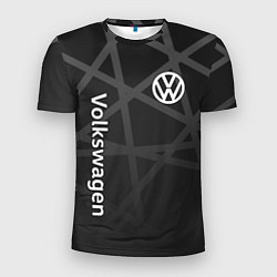 Футболка спортивная мужская Volkswagen - classic black, цвет: 3D-принт