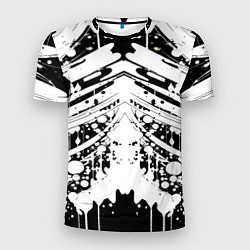 Мужская спорт-футболка Mirror abstraction - vogue