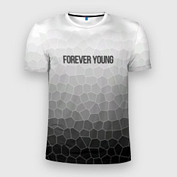 Футболка спортивная мужская Forever young, цвет: 3D-принт