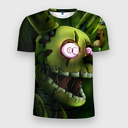 Футболка спортивная мужская Спрингтрап в атаке, цвет: 3D-принт