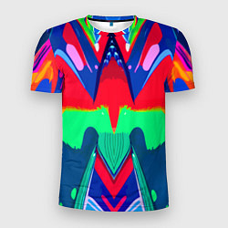 Футболка спортивная мужская Abstract mirror composition, цвет: 3D-принт