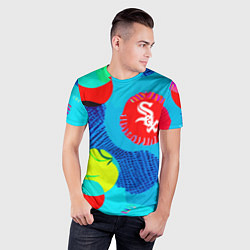 Футболка спортивная мужская Chicago White Sox - baseball team, цвет: 3D-принт — фото 2