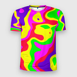 Мужская спорт-футболка Абстракция пять цветов