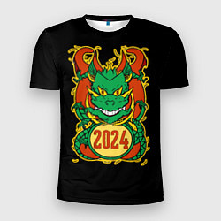Футболка спортивная мужская Времена драконов, цвет: 3D-принт