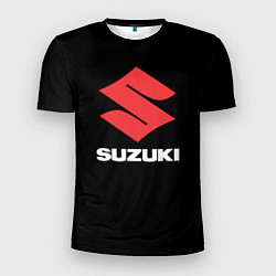 Футболка спортивная мужская Suzuki sport brend, цвет: 3D-принт