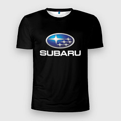 Футболка спортивная мужская Subaru sport auto car, цвет: 3D-принт
