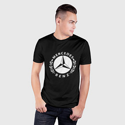 Футболка спортивная мужская Mercedes benz auto sport, цвет: 3D-принт — фото 2