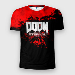 Футболка спортивная мужская Doom blood game, цвет: 3D-принт