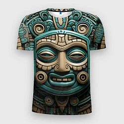 Мужская спорт-футболка Орнамент в стиле индейцев майя