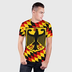 Футболка спортивная мужская Germany, цвет: 3D-принт — фото 2