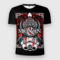 Футболка спортивная мужская Of mice and men, цвет: 3D-принт