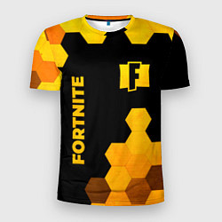 Футболка спортивная мужская Fortnite - gold gradient вертикально, цвет: 3D-принт