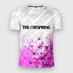 Футболка спортивная мужская The Offspring rock legends посередине, цвет: 3D-принт
