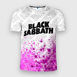 Футболка спортивная мужская Black Sabbath rock legends посередине, цвет: 3D-принт