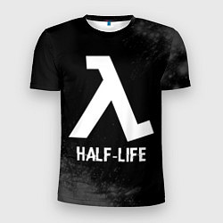 Футболка спортивная мужская Half-Life glitch на темном фоне, цвет: 3D-принт