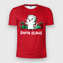 Футболка спортивная мужская Santa claws, цвет: 3D-принт