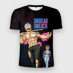 Футболка спортивная мужская Undead Unluck - Fuuko and Andy, цвет: 3D-принт