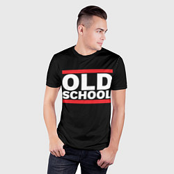 Футболка спортивная мужская Old school - experience, цвет: 3D-принт — фото 2