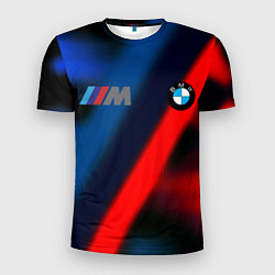 Футболка спортивная мужская BMW sport абстракция, цвет: 3D-принт