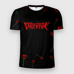 Футболка спортивная мужская Bullet for my valentine rose album, цвет: 3D-принт