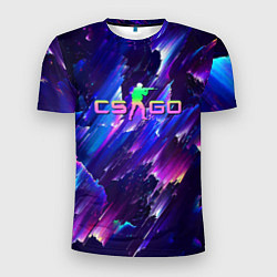 Футболка спортивная мужская Counter Strike go - neon, цвет: 3D-принт