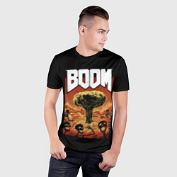Футболка спортивная мужская Boom - Doom, цвет: 3D-принт — фото 2