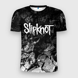 Футболка спортивная мужская Slipknot black graphite, цвет: 3D-принт