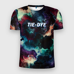 Футболка спортивная мужская Tie - dye, цвет: 3D-принт