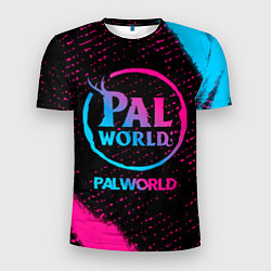 Футболка спортивная мужская Palworld - neon gradient, цвет: 3D-принт