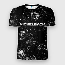 Футболка спортивная мужская Nickelback black ice, цвет: 3D-принт