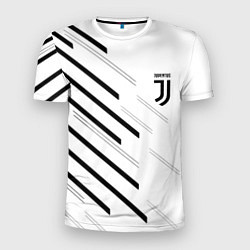 Футболка спортивная мужская Juventus sport geometry, цвет: 3D-принт